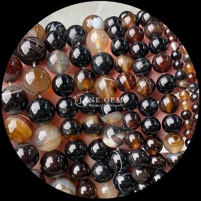 หินเพชร 8 มม กระบี่ หลากหลายกระบี่ Agate กระบี่ Green Agate Carnelian Brown Agate สายกระบี่โล่งสําหรับ DIY