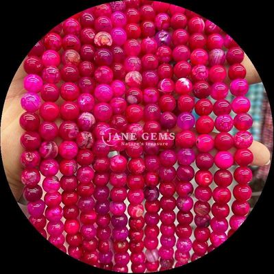 เพชรธรรมชาติ ลูกขุนตัดกลม ไฟ Agate สายขุนลอย สําหรับเครื่องประดับผ้า