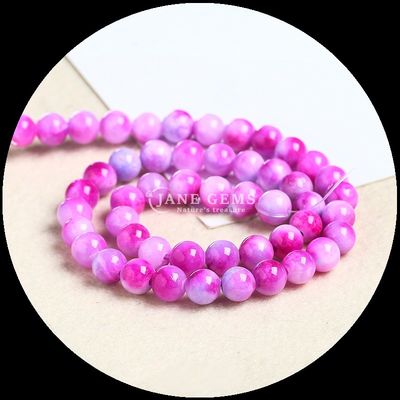 หินแท้ ผงกลมตัด เหมาะสําหรับข้อมือ สีต่าง ๆ ผงเจด เพิ่มความหรูหราให้กับสไตล์ของคุณ