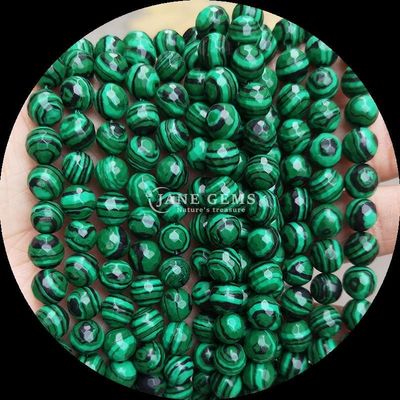 สายข้อมือมะลาคิตสังเคราะห์ ที่สมบูรณ์แบบสําหรับข้อมือตัดกลมหลายสี