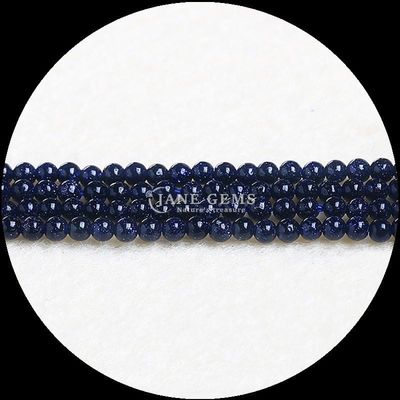 การทําเครื่องประดับ DIY ด้วยเพชรธรรมชาติ ขนาด 4 มม ขนาดสวย Crystal Rose Quartz Sodalite