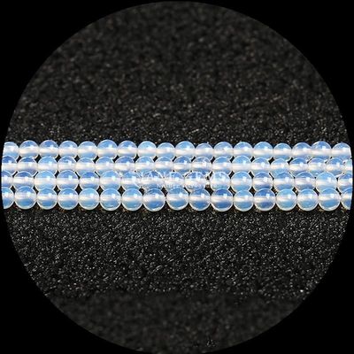 สีหลากหลาย Amethyst Bead Strands Round Polished Gems สําหรับการทําเครื่องประดับหินคริสตัลที่หลากหลาย