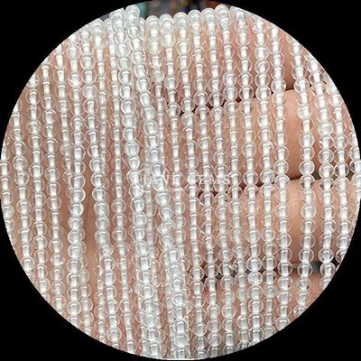 สีหลากหลาย Amethyst Bead Strands Round Polished Gems สําหรับการทําเครื่องประดับหินคริสตัลที่หลากหลาย