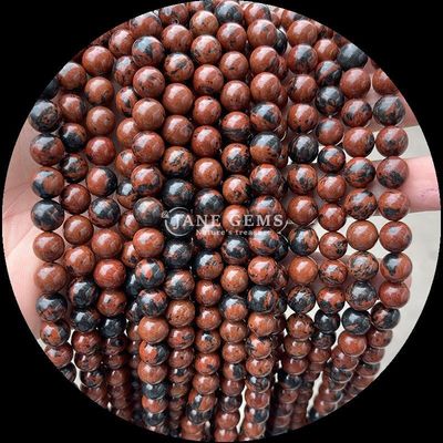 รูปทรงกลม พระเครื่อง พระแท้ ที่เหมาะสมสําหรับข้อมือ ประเภทหินหลากหลาย เลือดมังกร พระอินเดีย Agate กลมโล่ง พระแท้ พระแท้ สาย