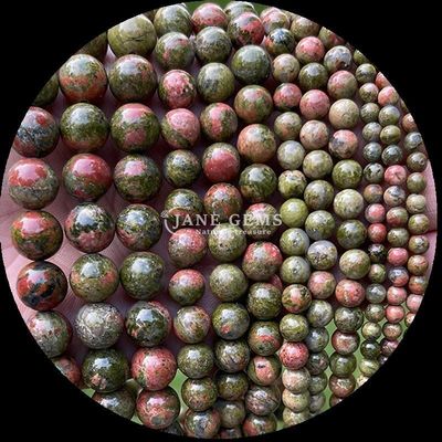 รูปทรงกลม พระหินแท้ หลากหลายสี ชาวอินเดีย Agate Unakite คริสตัล หินเยียวยา ผงหินอ่อนสําหรับความต้องการการทําเครื่องประดับของคุณ