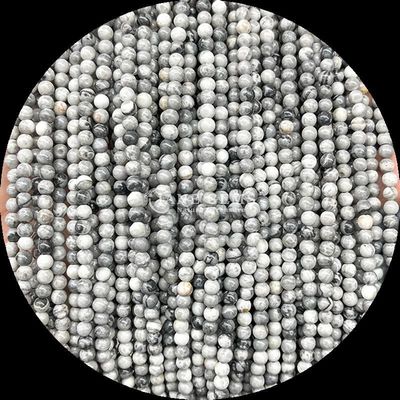 หินแท้ 4 มิลลิเมตร หลายสี หลากหลายหินคริสตัลธรรมชาติ มินิกลม Tourmaline ผงหินอ่อน สําหรับความต้องการของลูกค้า